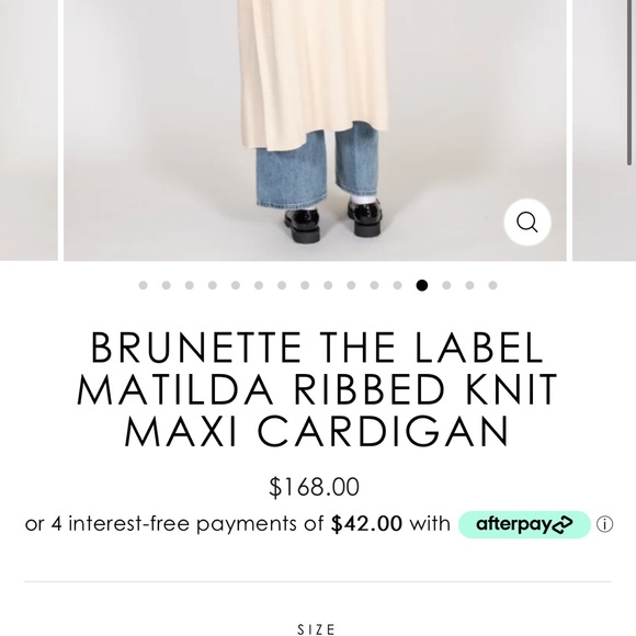 Brunette the label long cardigan - Picture 4 of 8